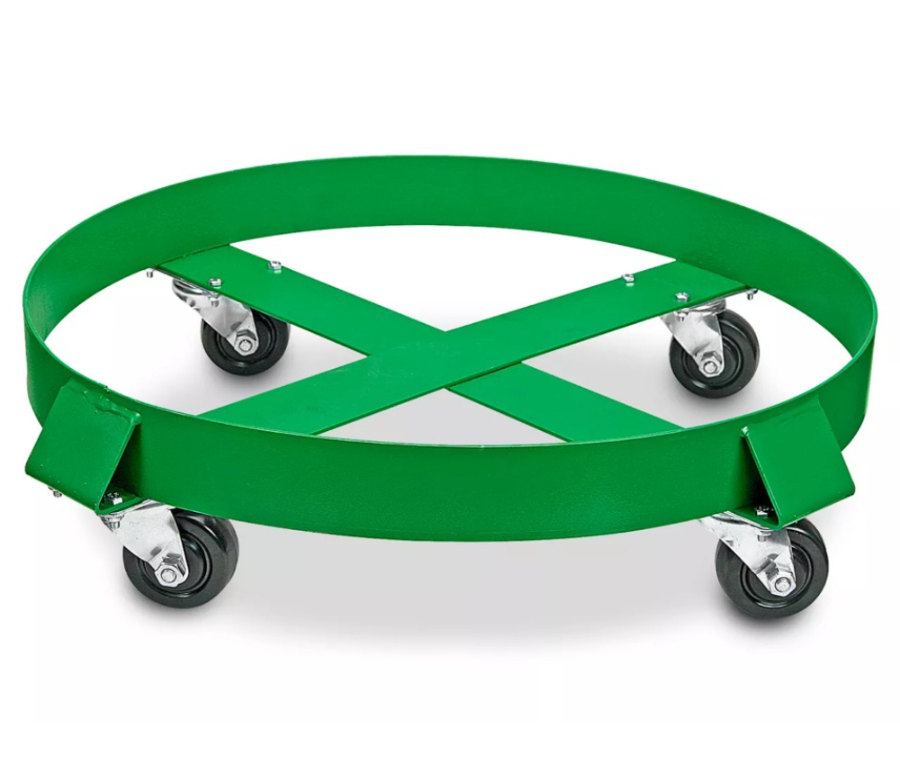 Image of Lot Of Uline Heavy-Duty Steel Drum Dollies